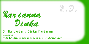 marianna dinka business card